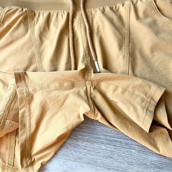 ZYIA Active Canyon Shorts in Tan - Picture 9 of 14